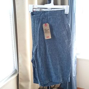 LEVI'S men's denim regular fit chino shorts size 44